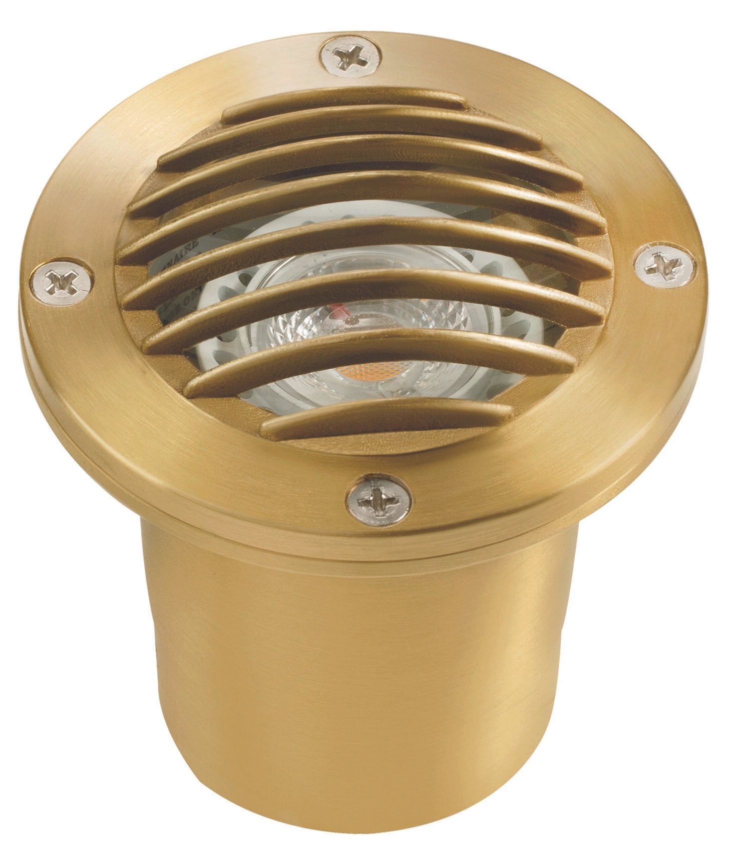 Composite Louvered Well Light, Black, No Lamp — view 1