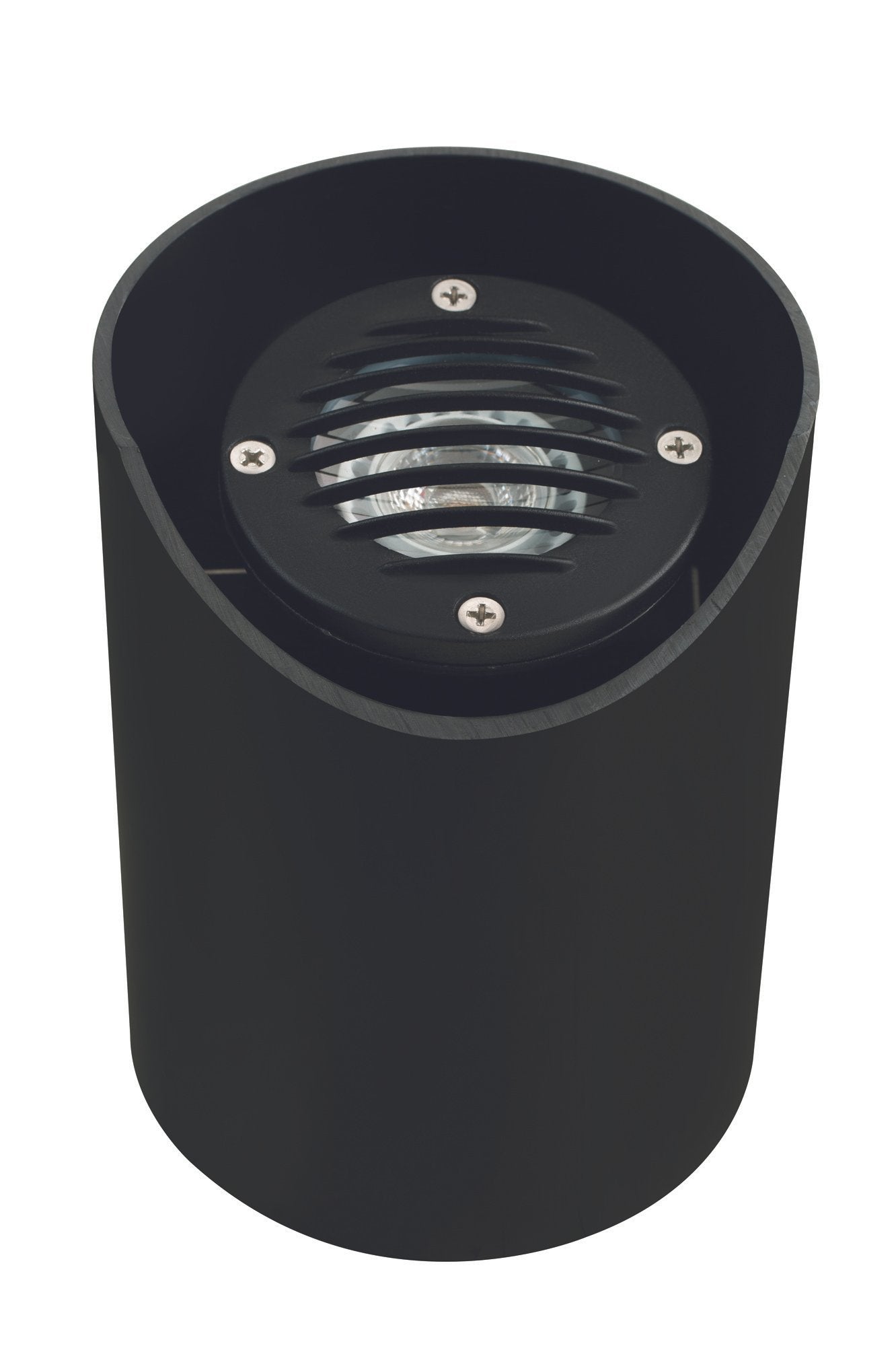 Composite Adjustable Louvered Well Light, Black, No Lamp — view 1