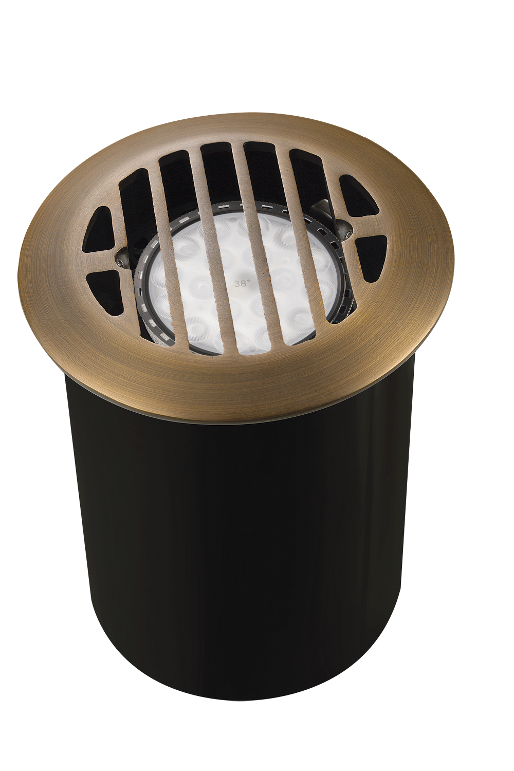 Brass PAR35 Well Light, Antique Bronze, No Lamp — view 1