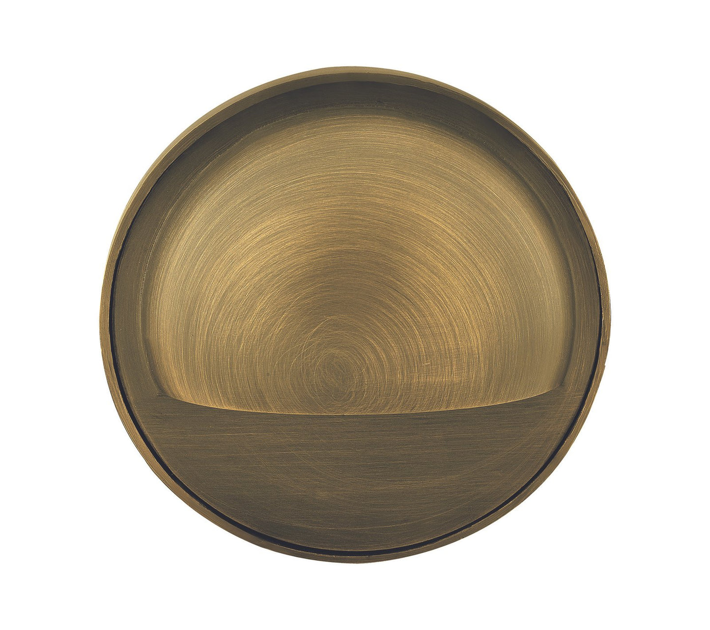 Brass Step Light, Gun Metal, No Lamp — view 1