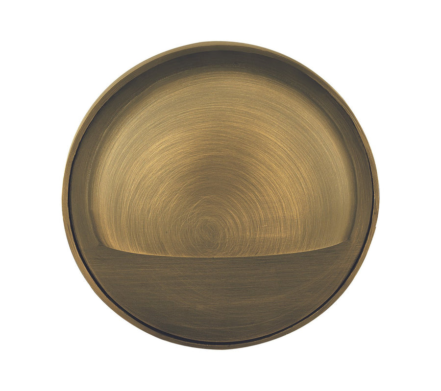 Brass Step Light, Antique Bronze, No Lamp