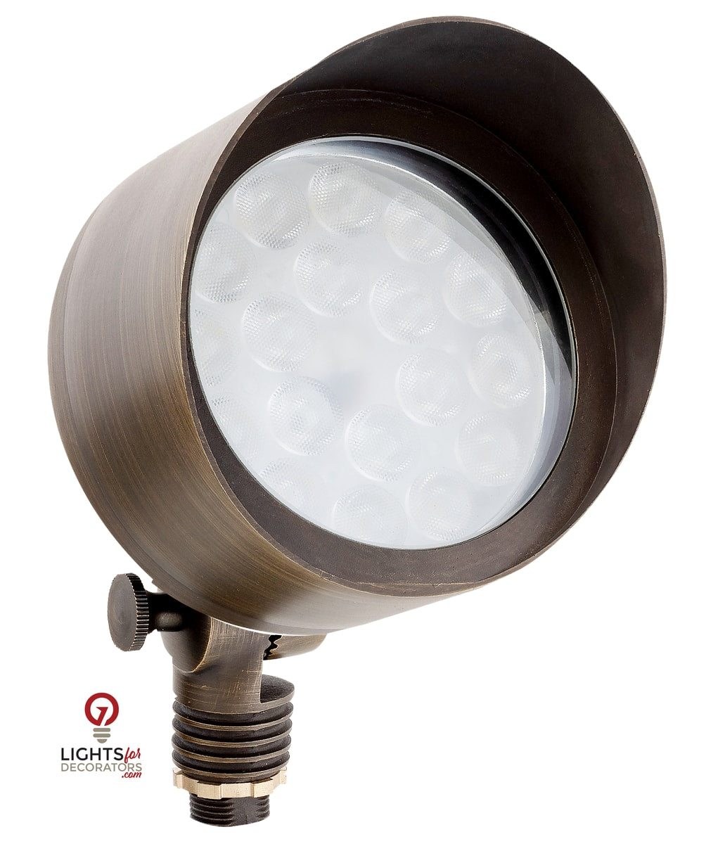 Brass RGB-WW Bluetooth Oval Directional Light,  Antique Bronze,  5W-15W LED