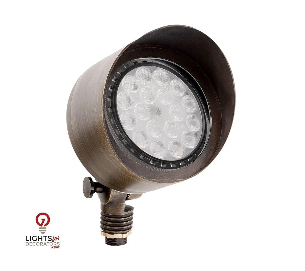 Brass PAR36  Directional Light,  Antique Bronze,  No Lamp