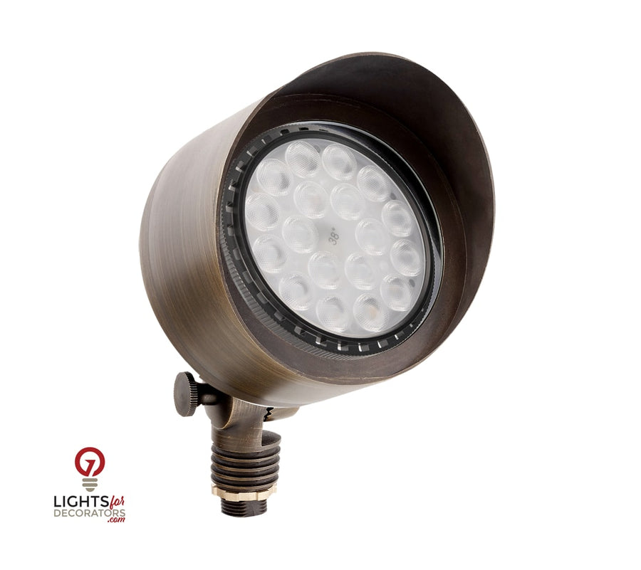 Brass PAR36  Directional Light,  Antique Bronze,  No Lamp