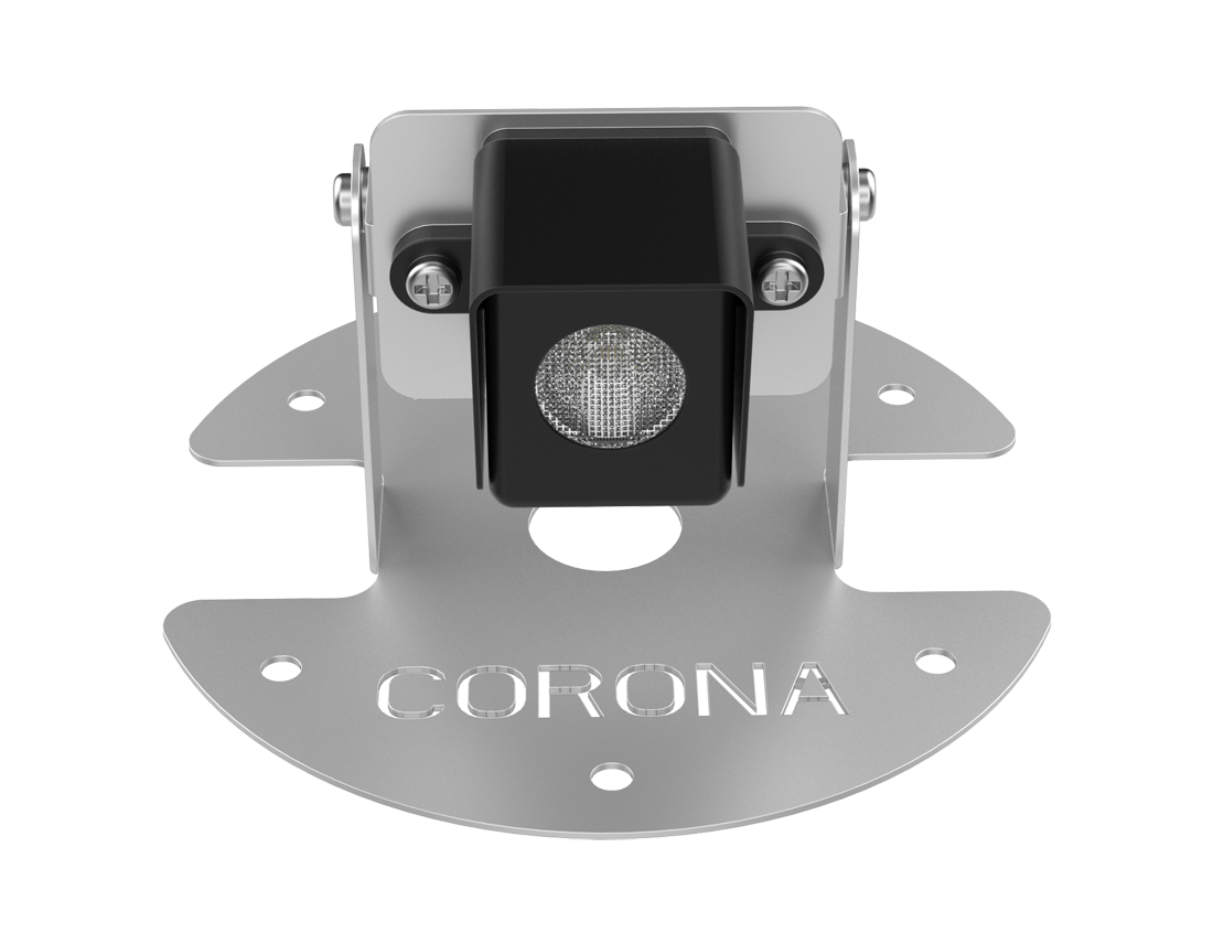 Brass AdjustableRGB-WW Bluetooth Mini Directional Light, Black, 1W-2W LED — view 1