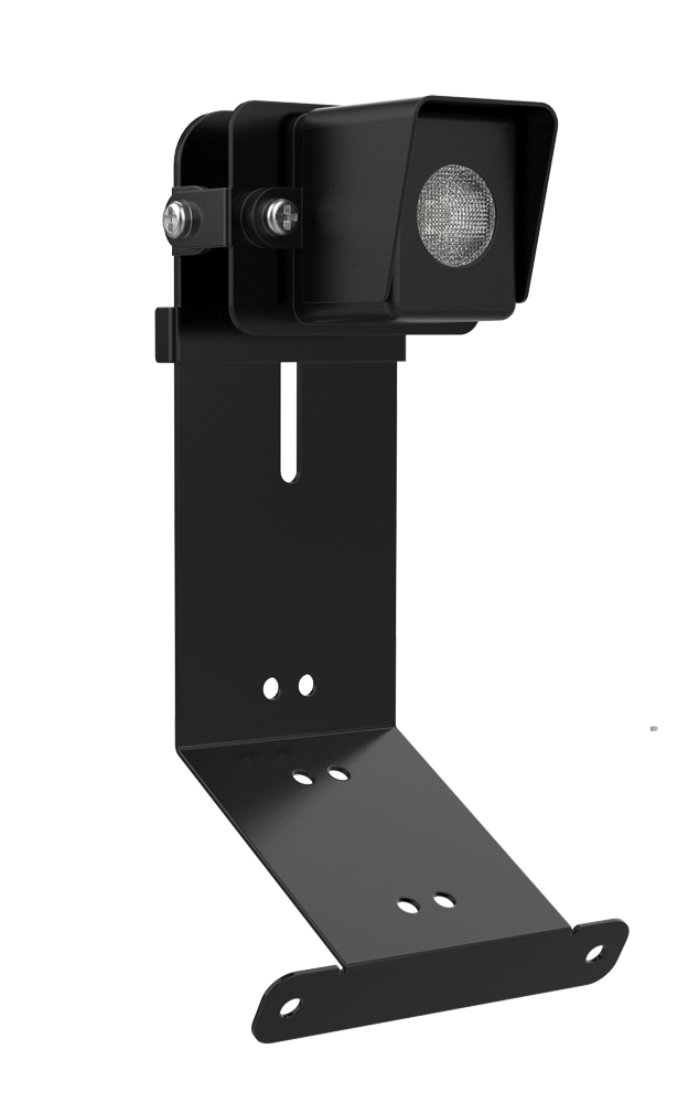 Brass RGB-WW Bluetooth Adjustable Gutter Light, Black, 1W-2W LED
