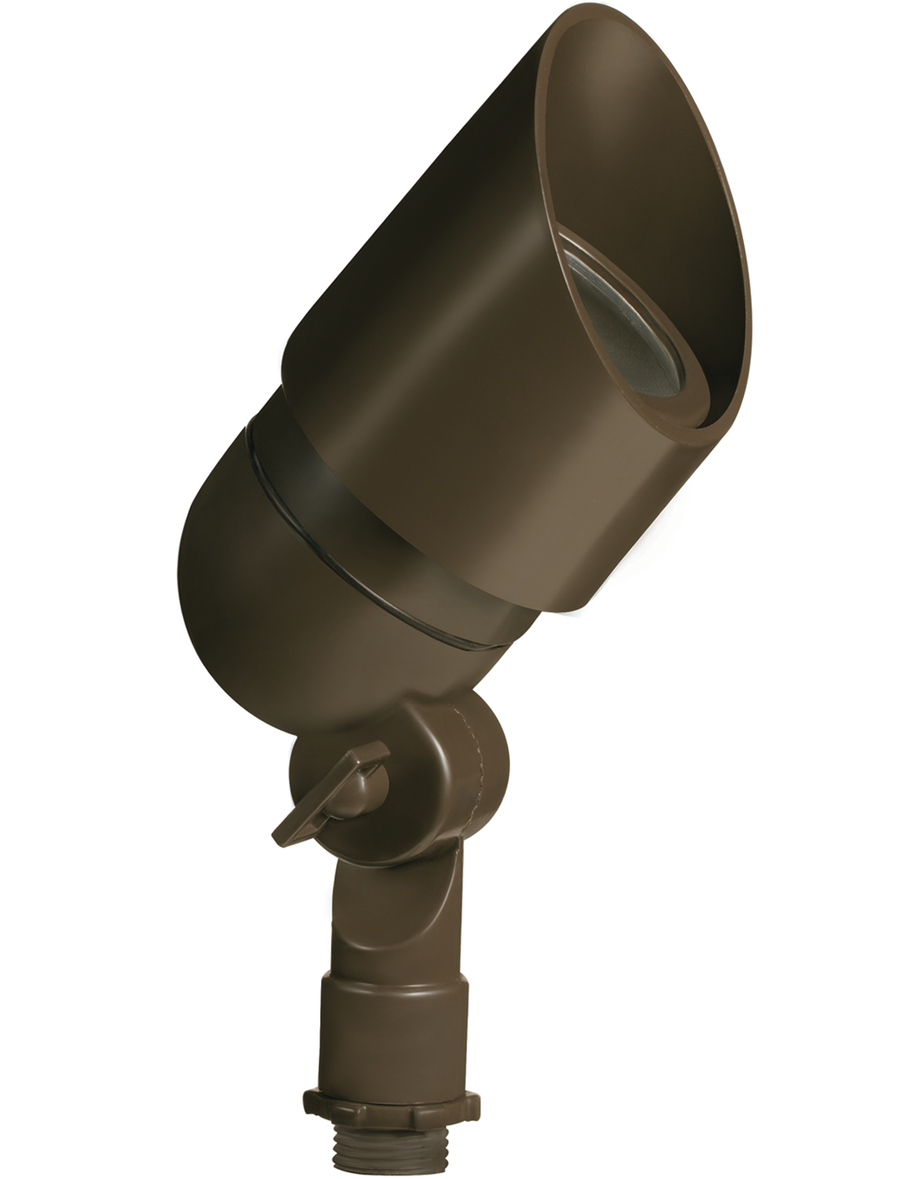 Aluminum Bullet /w Shroud, Bronze, No Lamp