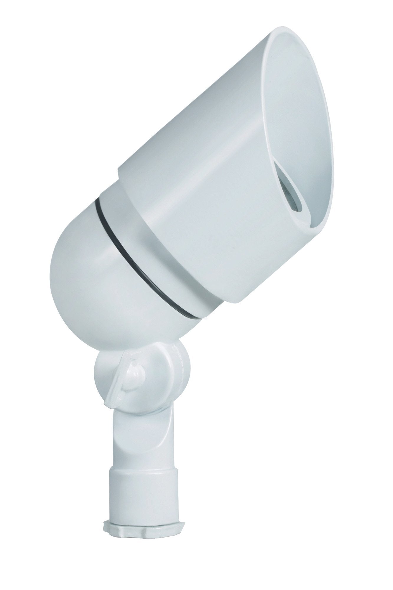 Aluminum Bullet /w Shroud, White, No Lamp — view 1