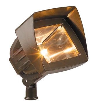 Aluminum Wall Washer, Bronze, No Lamp — view 1