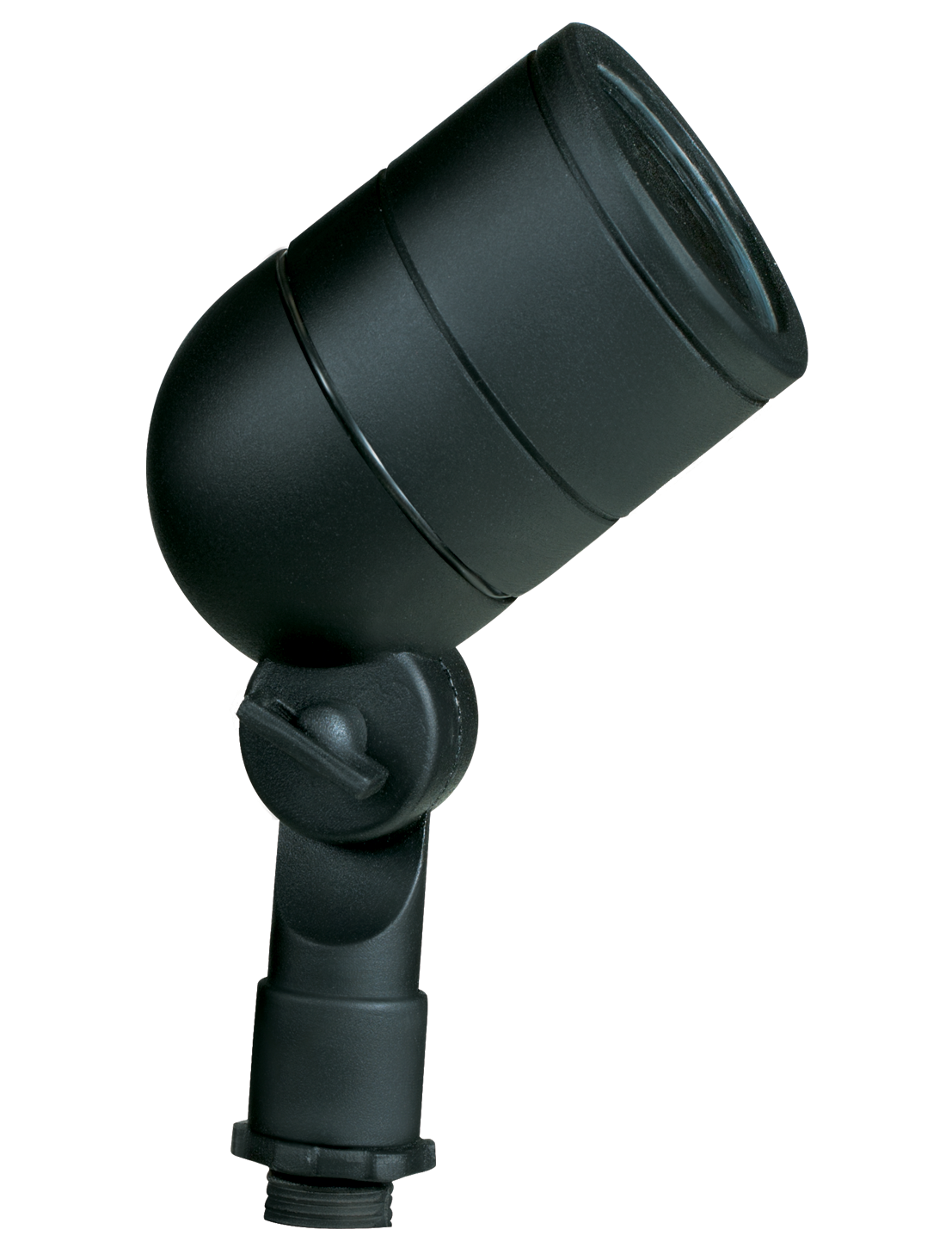 Aluminum Lensed Bullet, Black, No Lamp — view 1