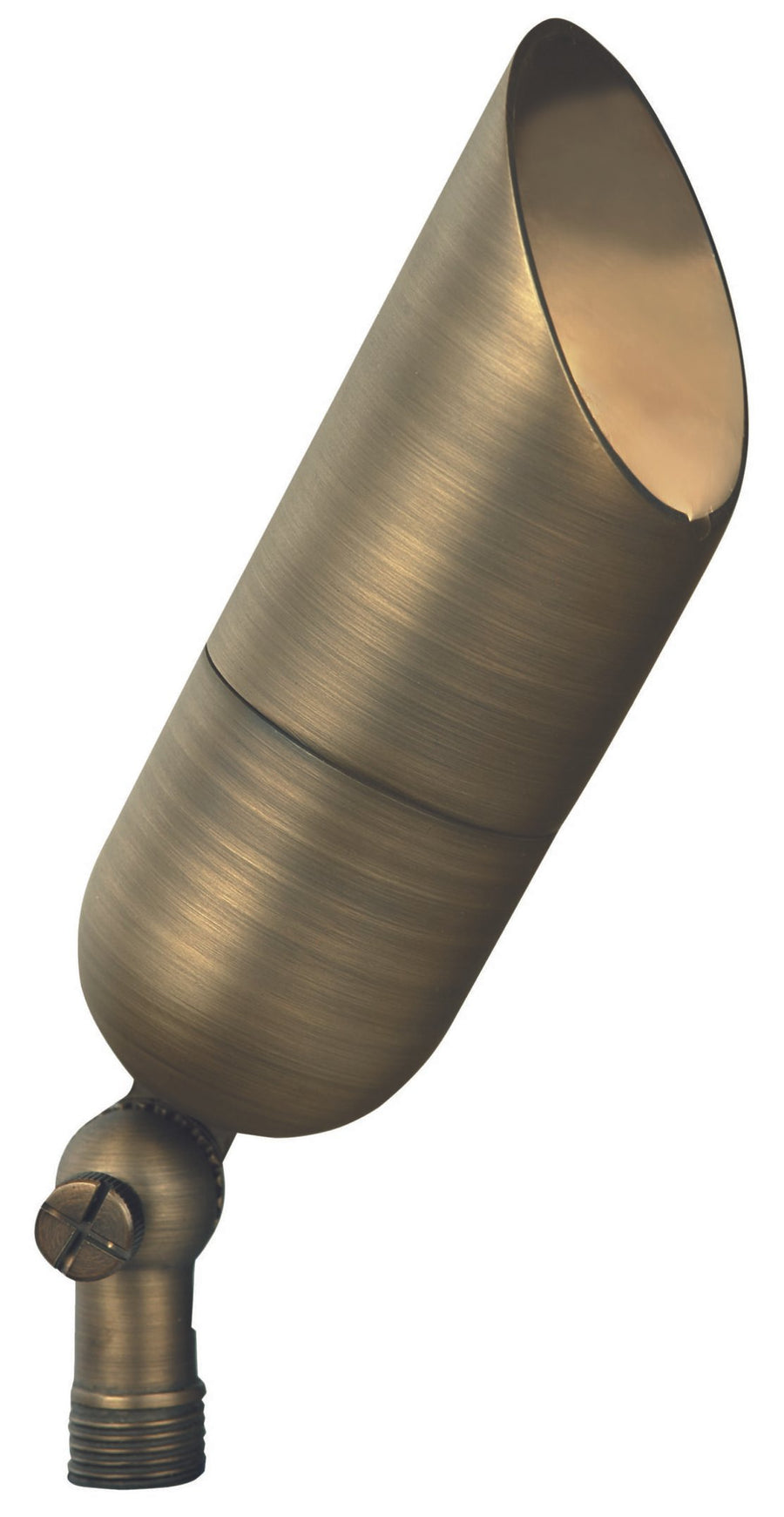 Brass Architectural Bullet, Antique Bronze, No Lamp