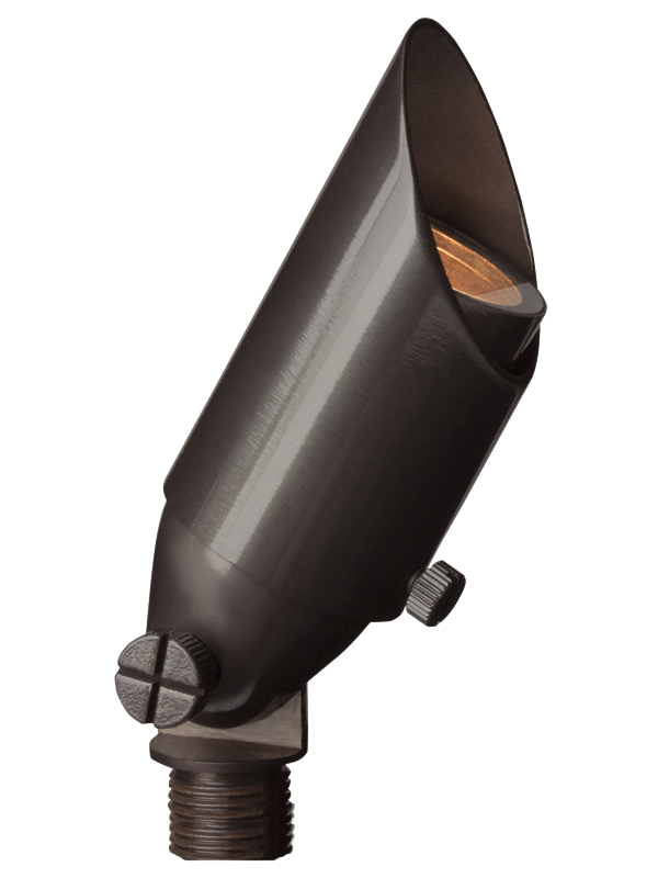 Brass Adjustable Bullet, Gun Metal, No Lamp — view 1