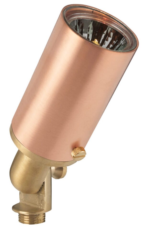 Copper Lensed Bullet, Raw Copper, No Lamp