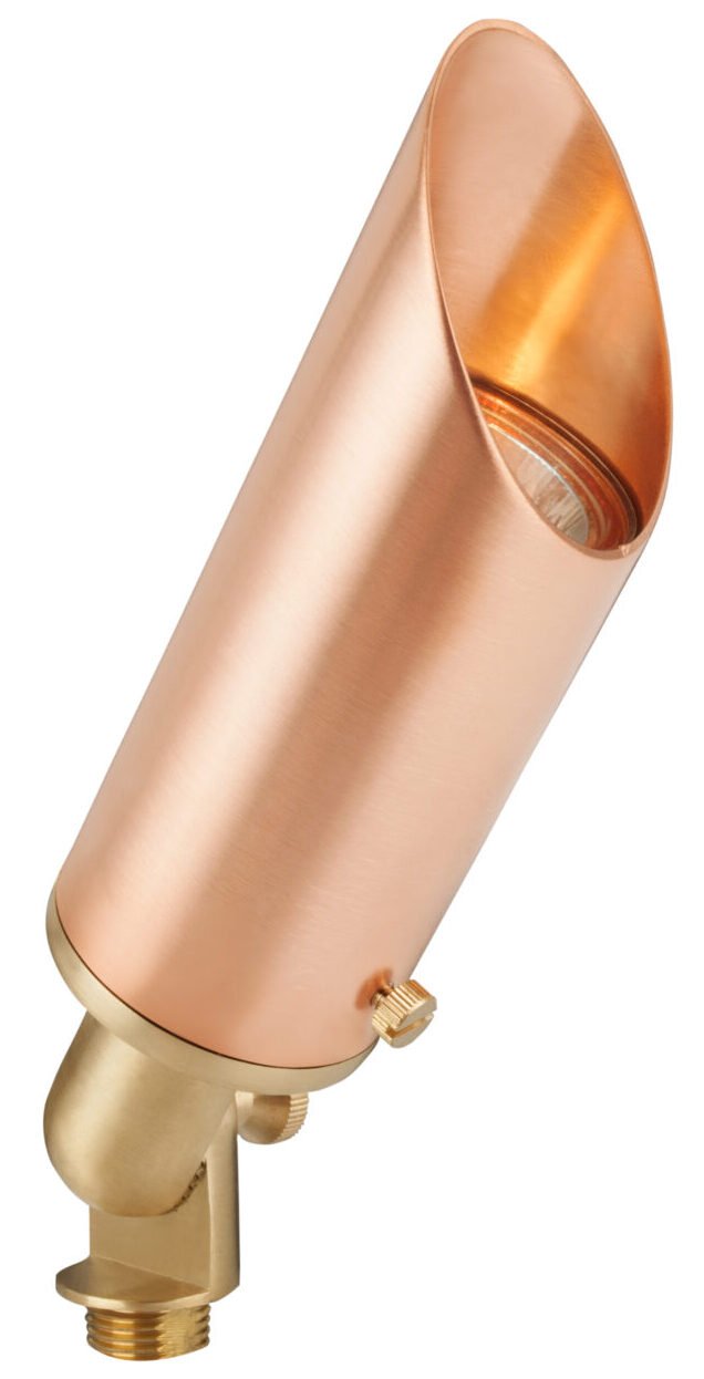 Copper Adjustable Bullet, Raw Copper, No Lamp