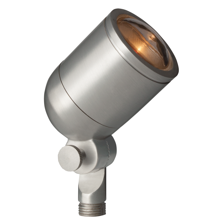 Brass Lensed Bullet, Silver Plated, No Lamp