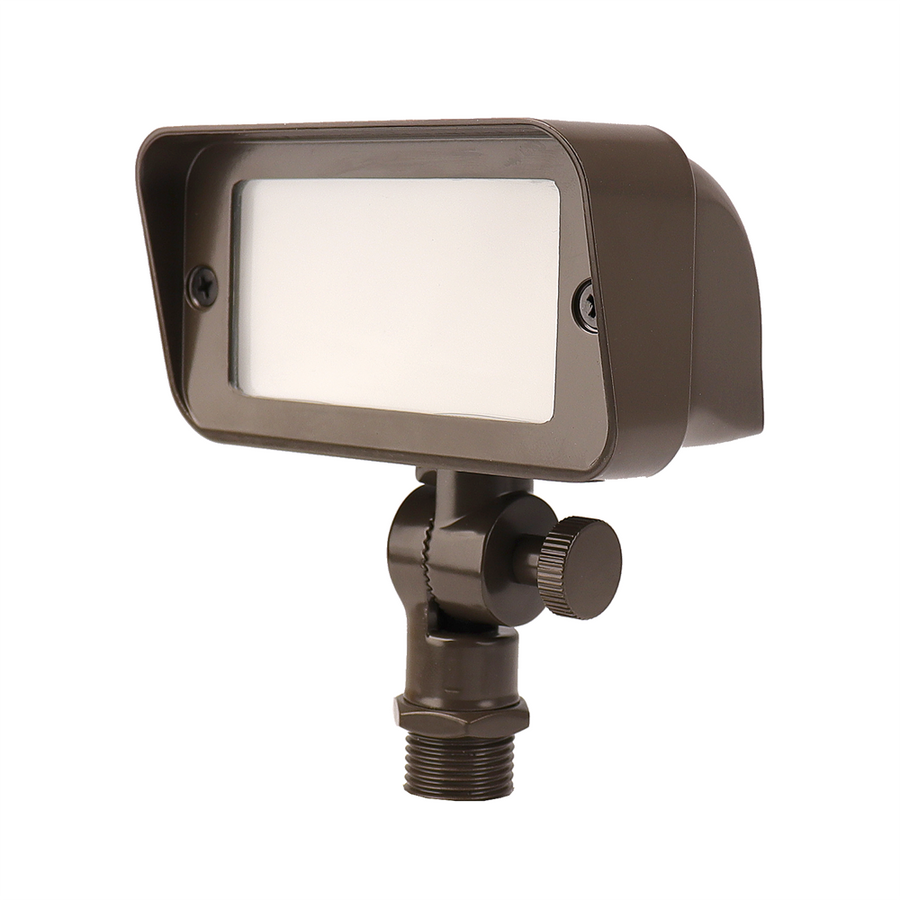 Aluminum Architectural Grade Flood Light, Bronze, No Lamp