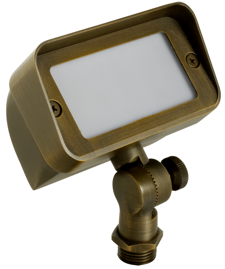 Brass Economy Flood, Antique Bronze, No Lamp
