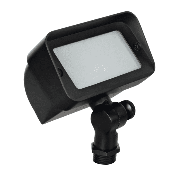 Brass Economy Flood, Black, No Lamp — view 1