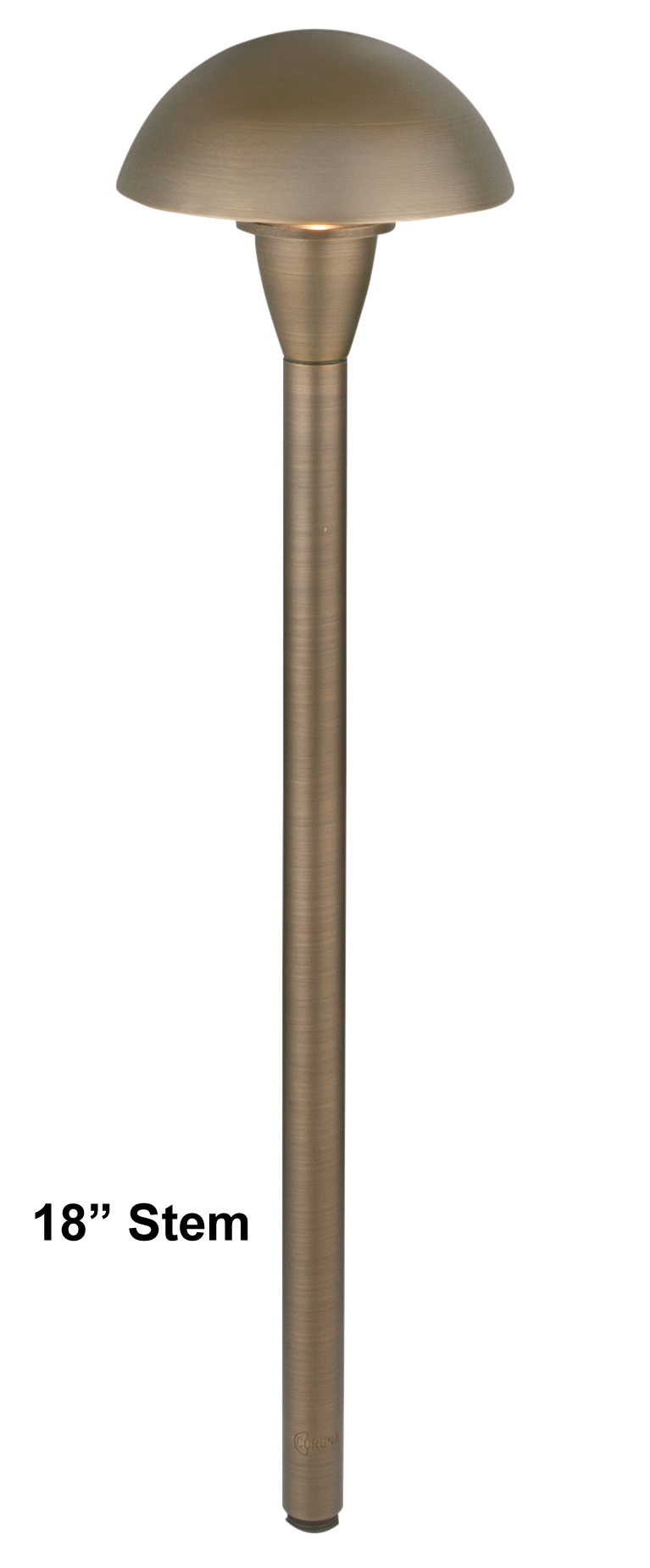 Brass RGB-WW Bluetooth 18" Mushroom Area Light, Antique Bronze, 1W-5W LED — view 1