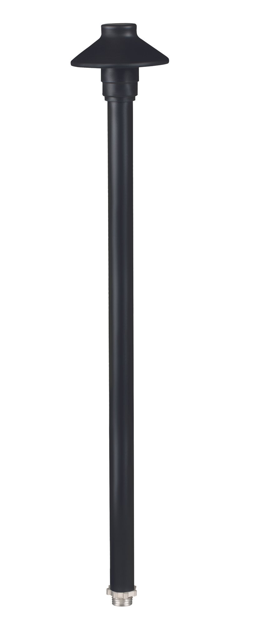 Aluminum Mini Umbrella, 18" Stem, Black, No Lamp — view 1