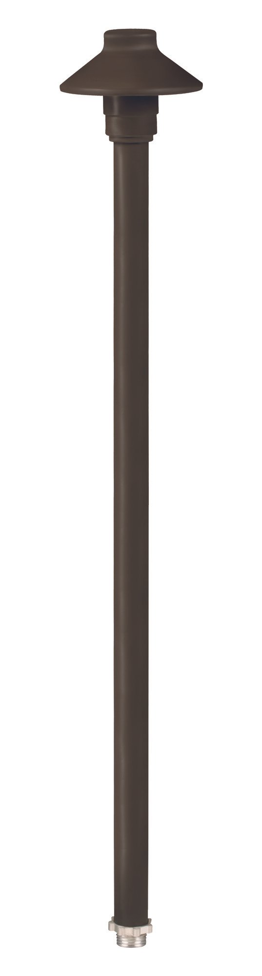 Aluminum Mini Umbrella, 12" Stem, Bronze, No Lamp — view 1