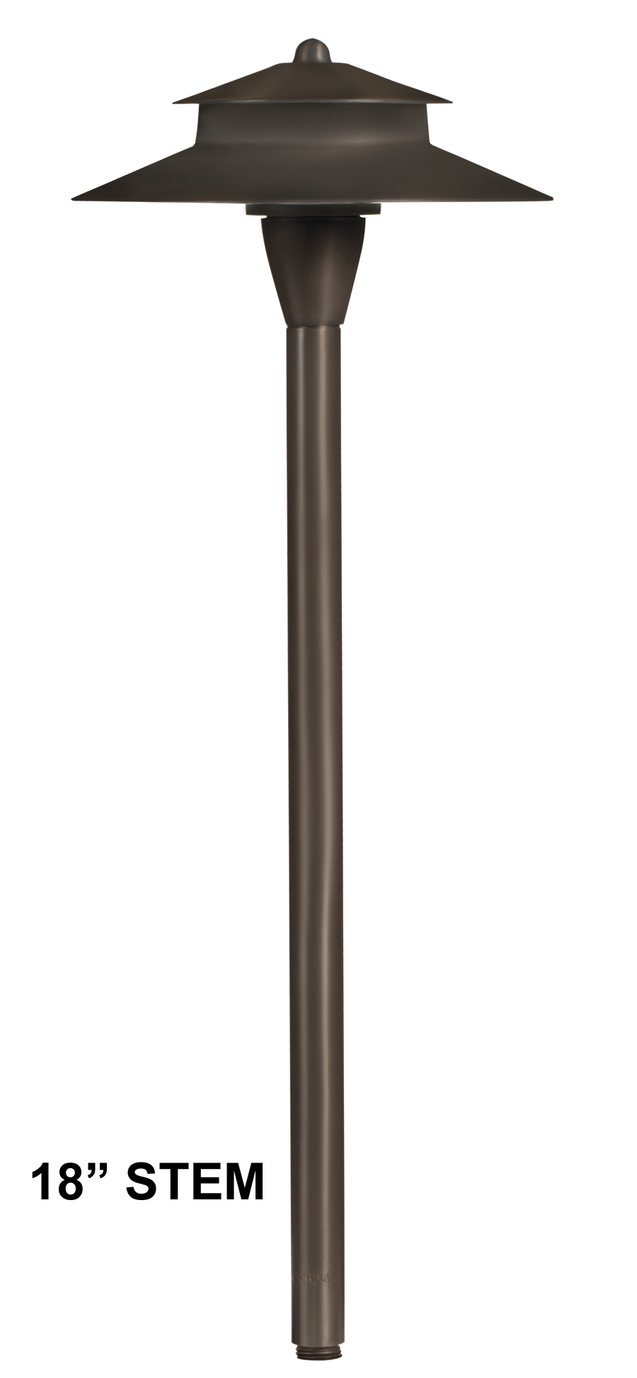 Brass RGB-WW Bluetooth 18" Large Umbrella Area Light, Gun Metal, 1W-5W LED — view 1