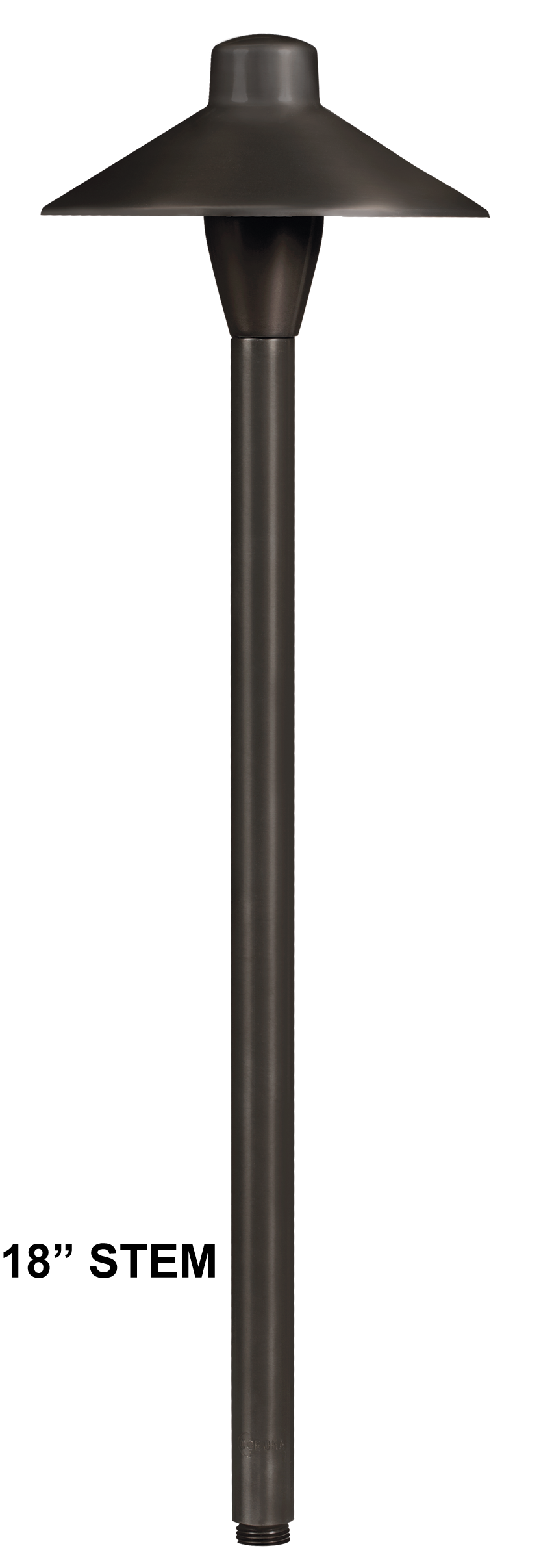 Brass RGB-WW Bluetooth 18" Umbrella Area Light, Gun Metal, 1W-5W LED — view 1