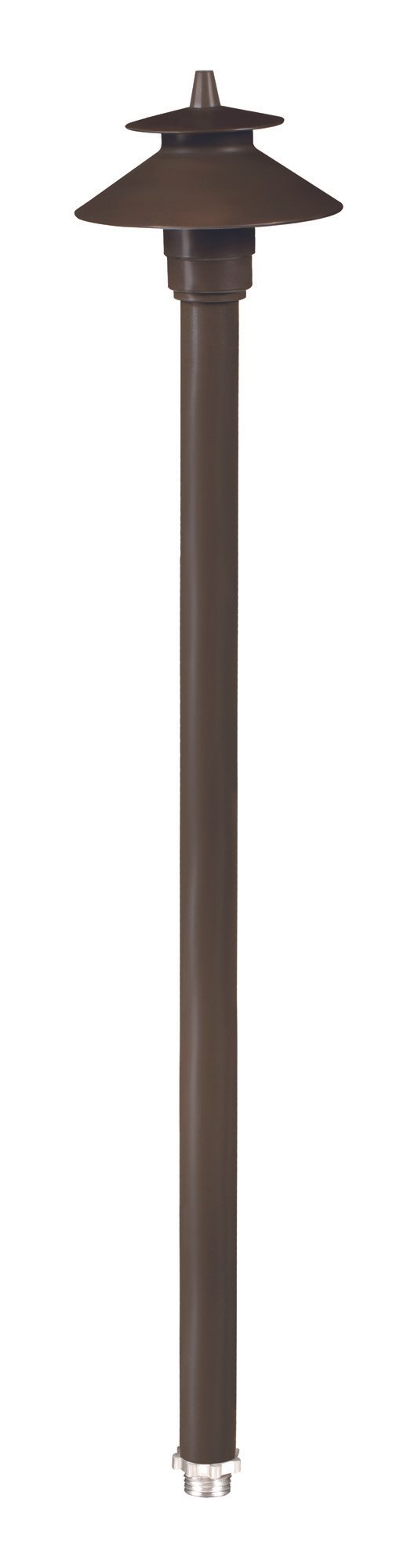 Aluminum Mini Umbrella, 18" Stem, Bronze, No Lamp — view 1