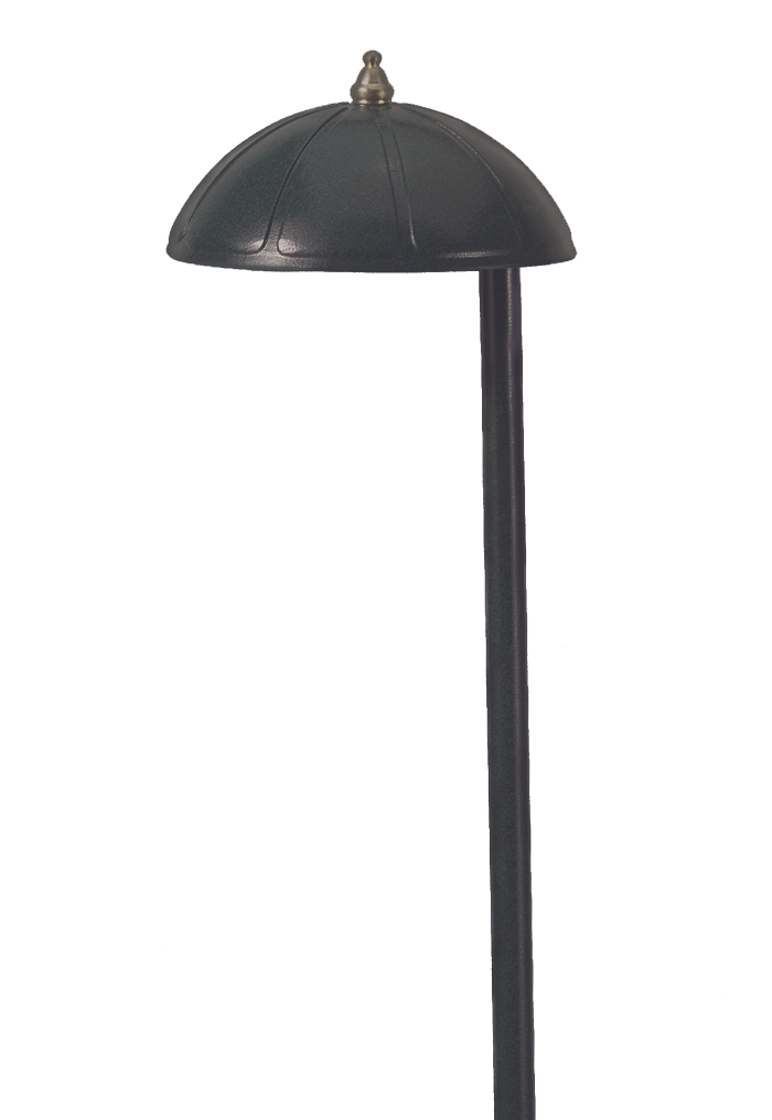 Aluminum Mini Dome, Black, No Lamp — view 1