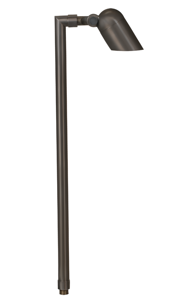 Brass Mini Single Head, 26" Stem, Gun Metal, No Lamp — view 1