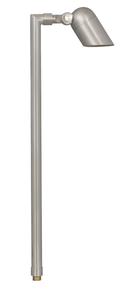 Brass Mini Single Head, 26" Stem, Silver Plated, No Lamp — view 1