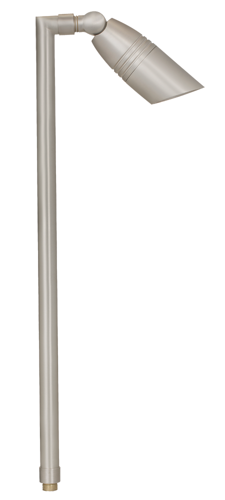 Brass Single Head, 26" Stem, Silver Plated, No Lamp — view 1