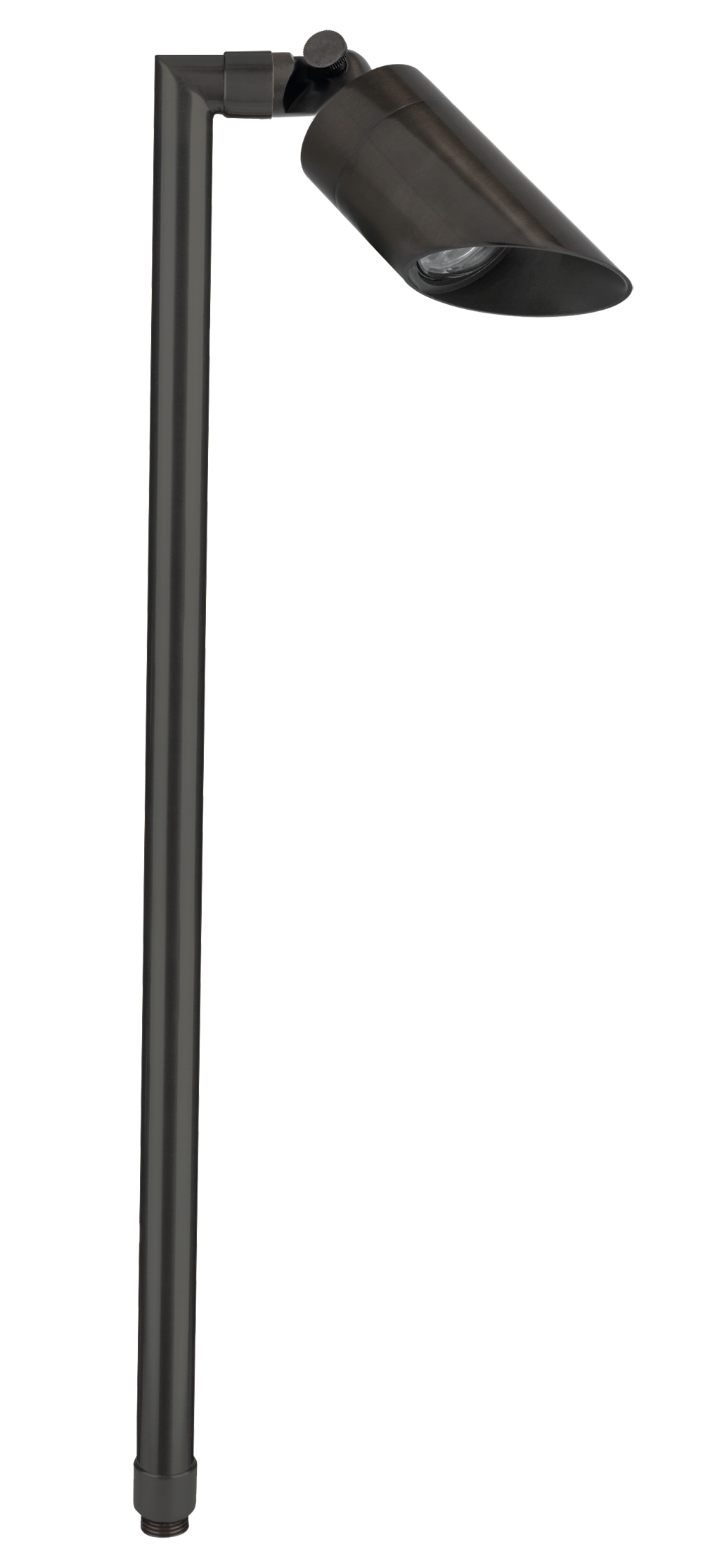 Brass RGB-WW Bluetooth Single Head, Pathlight, 18” Stem, Gun Metal, 1W-6W LED — view 1