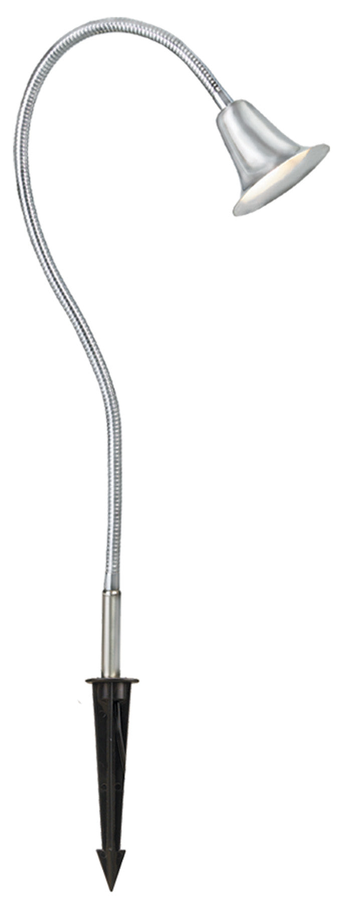 Aluminum Bell, 36" Arm, Silver Plated, No Lamp — view 1