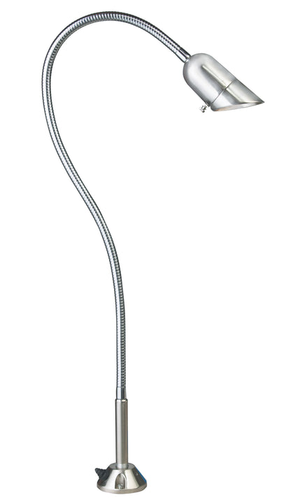 Aluminum Bullet, 36" Arm, Silver Plated, No Lamp — view 1