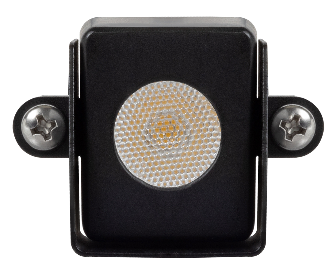 Brass Mini Stake Light, Black, Integrated LED — view 1
