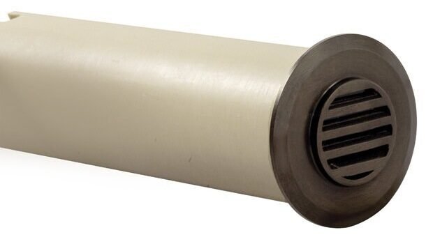 Brass Louvered Light, Gun Metal, 3W Integrated LED