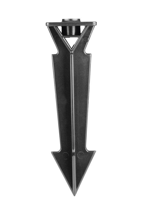 ABS 10½”h x 3”w Heavy Duty ABS Spike, ½” NPT, Black — view 1