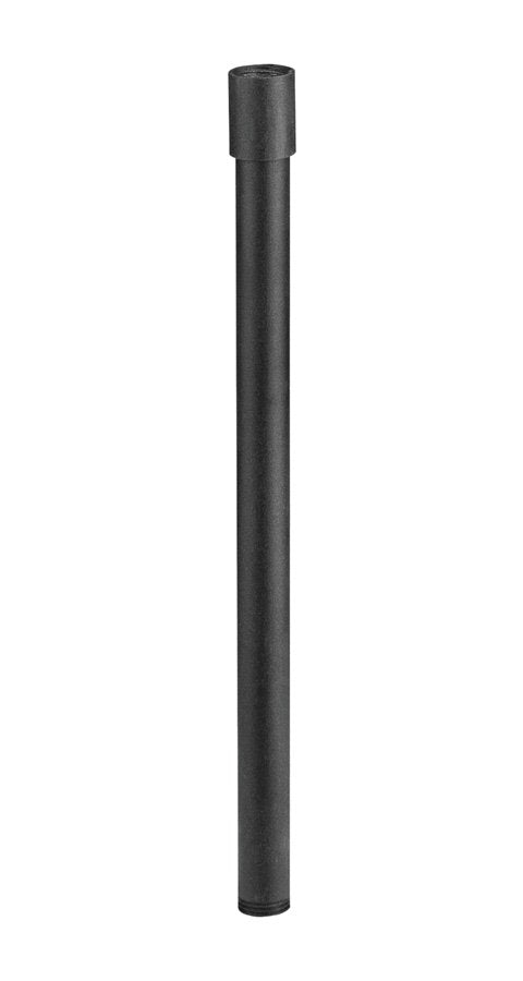 Aluminum 12" Riser, ½" NPT Male/Female, Black — view 1