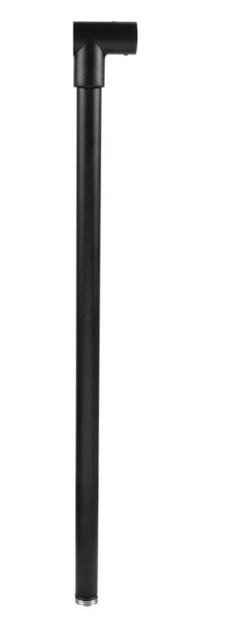 Aluminum 24" Single Head Post, Black — view 1