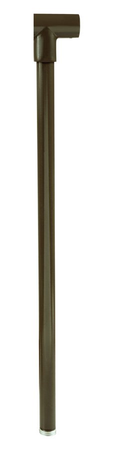 Aluminum 24" Single Head Post, Bronze — view 1