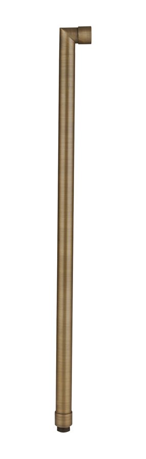 Brass 24" Single Head Post, Antique Bronze — view 1