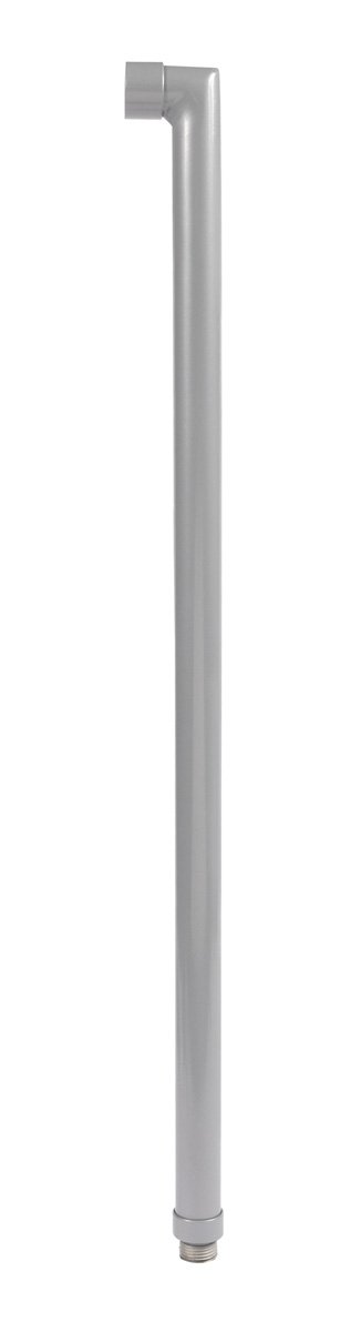 Aluminum 24" Single Head Post, Silver Plated
