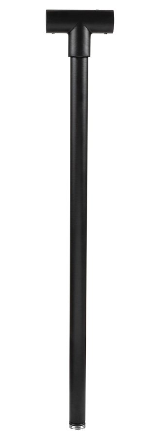 Aluminum Double Bracket ½" NPT, Black