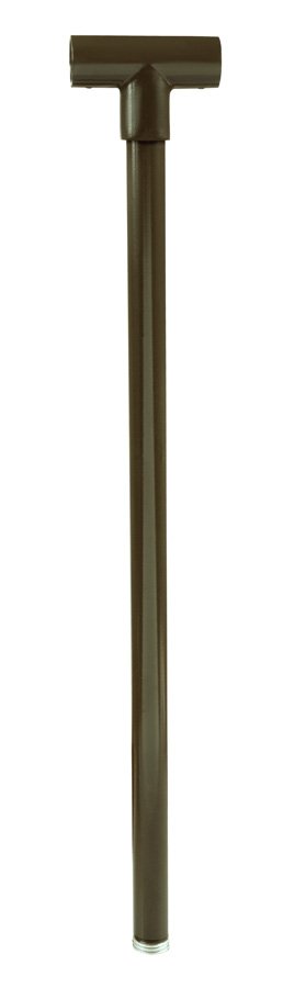 Aluminum 24" Double Head Post, Bronze — view 1