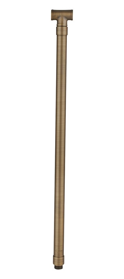 Brass 24" Double Head Post, Antique Bronze — view 1