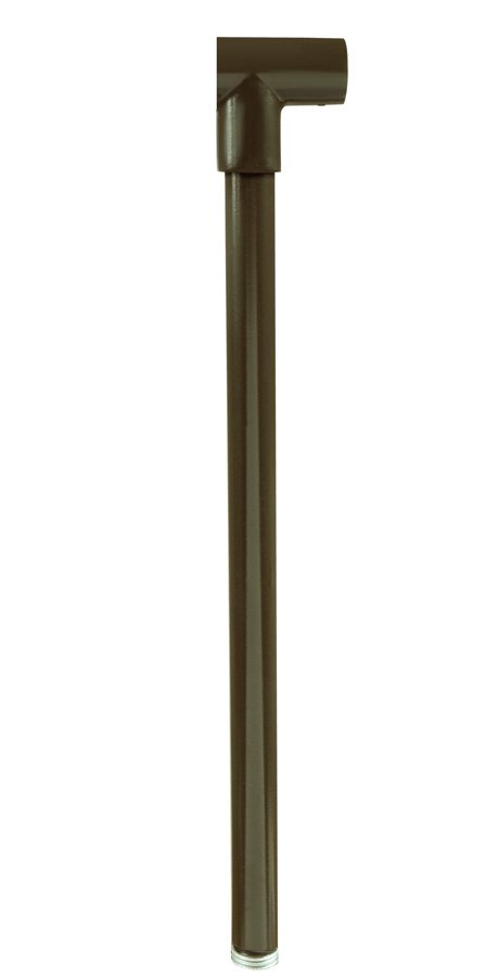 Aluminum 18" Single Head Post, Bronze — view 1