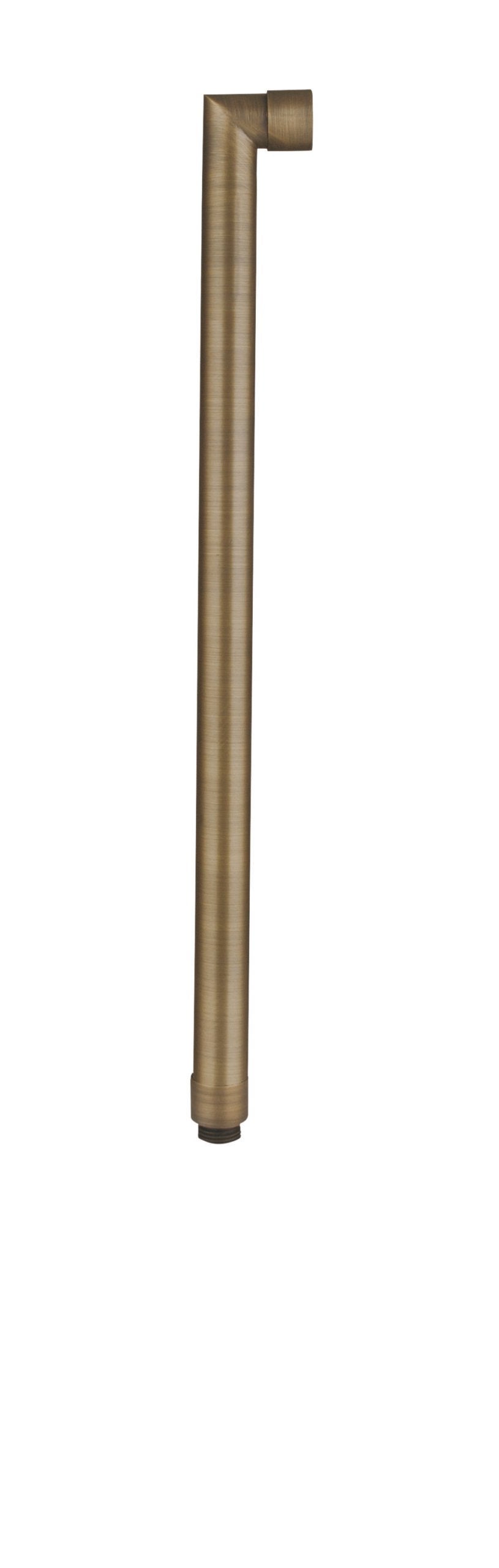 Brass 18" Single Head Post, Antique Bronze — view 1