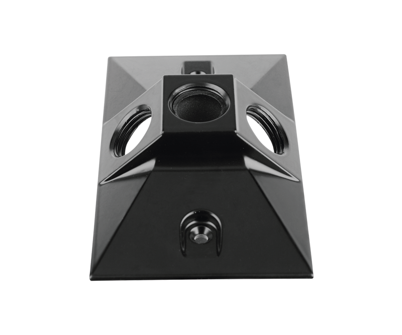 Aluminum Rectangular Canopy, ½" NPT, Black