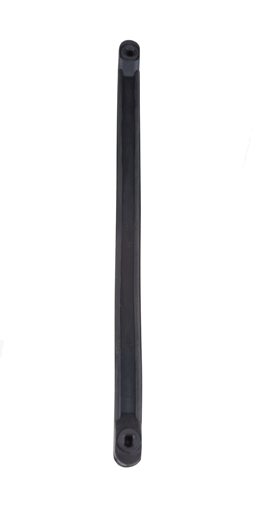Aluminum 15" Rubber Strap, Stretches to 22", Black